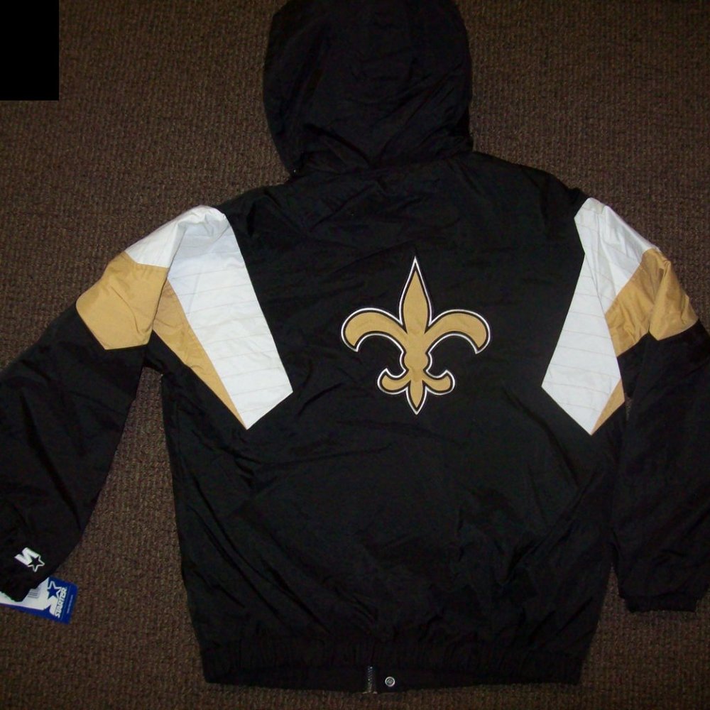 NEW ORLEANS SAINTS STARTER NFL Hooded Jacket - Picture 13 of 13